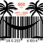 500 кодов GS1 UPC EAN для Амазон